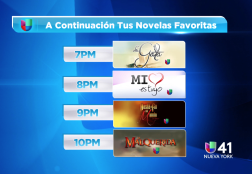Univision Station Line-up with Sponsorship by McDonald’s