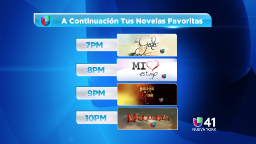 Univision Station Line-up with Sponsorship by McDonald’s