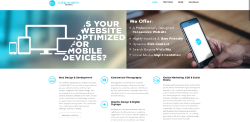 Web Design @ CreavistaMedia.com